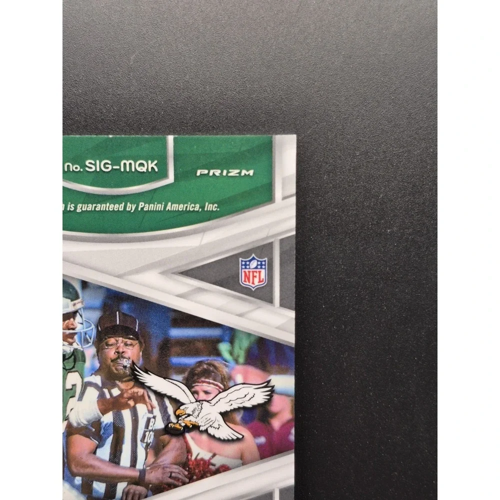 2024 Panini Spectra Mike Quick #SIG-MQK‎ Silver Prizm Autograph /199 (AU) Eagles